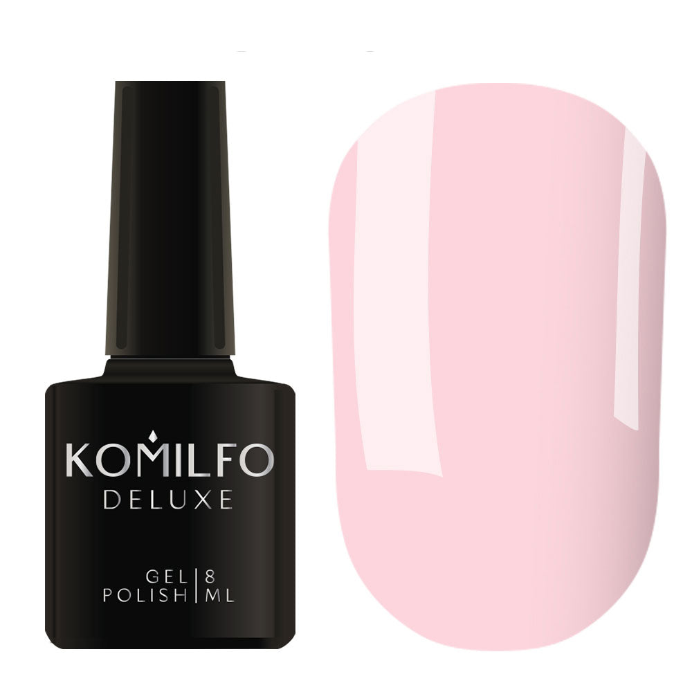 Gel Polish Komilfo Deluxe Series D027 (light lilac-pink, enamel), 8 ml
