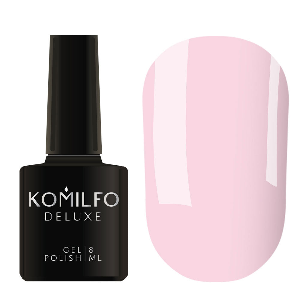 Gel polish Komilfo Deluxe Series D028 (delicate mauve, enamel), 8 ml