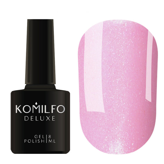 Gel Polish Komilfo Deluxe Series D029 (pink with shimmer), 8 ml