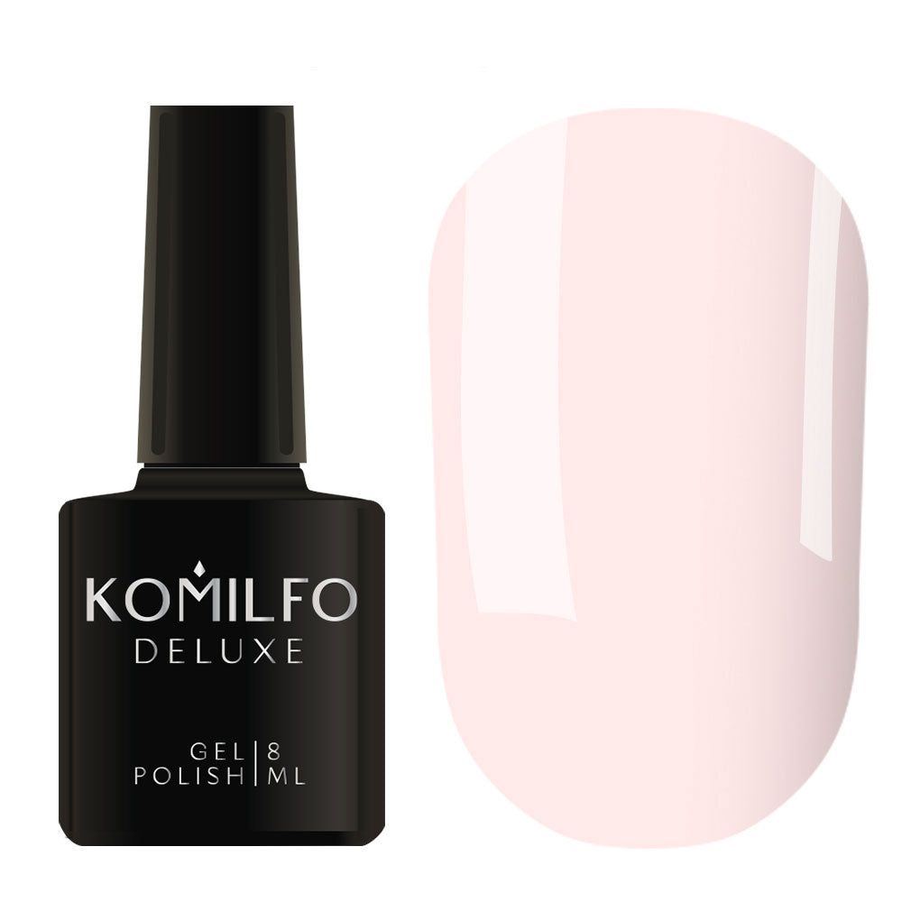 Gel Polish Komilfo Deluxe Series D032 (creamy pink, enamel), 8 ml