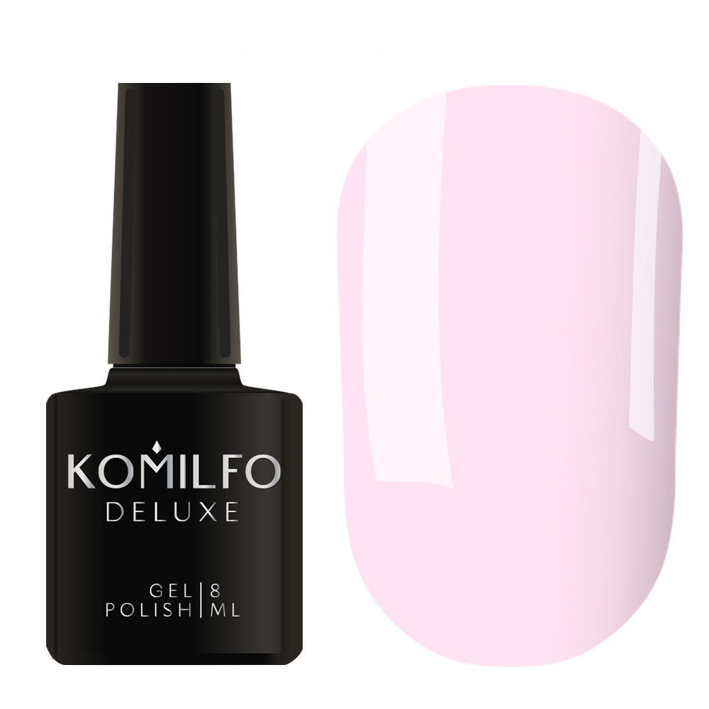 Gel Polish Komilfo Deluxe Series D033 (light lilac-pink, enamel), 8 ml