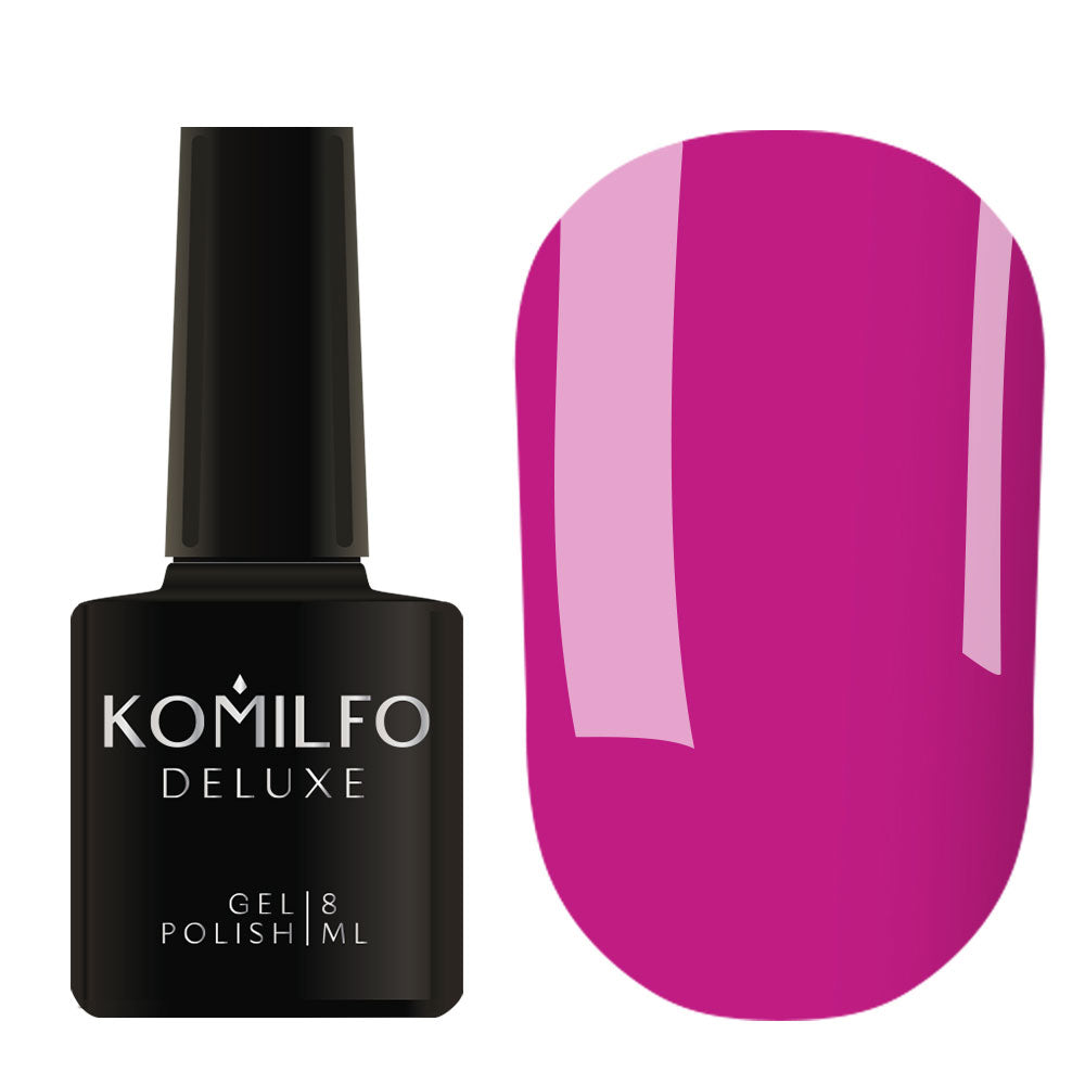 Gel Polish Komilfo Deluxe Series D049 (pink magenta, enamel), 8 ml