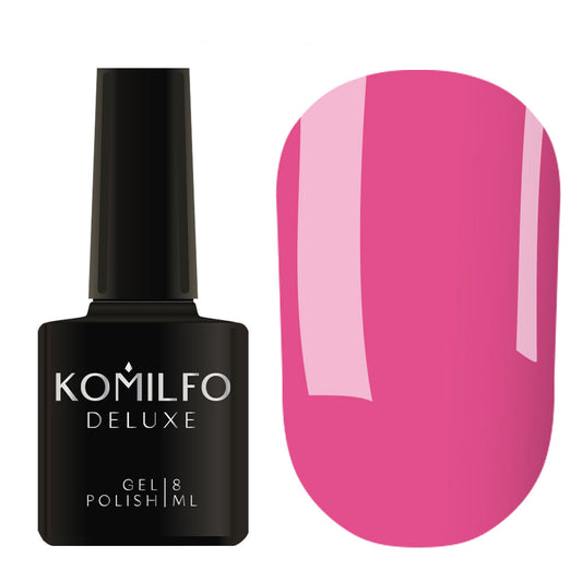 Gel Polish Komilfo Deluxe Series D051 (pink barbie, enamel), 8 ml