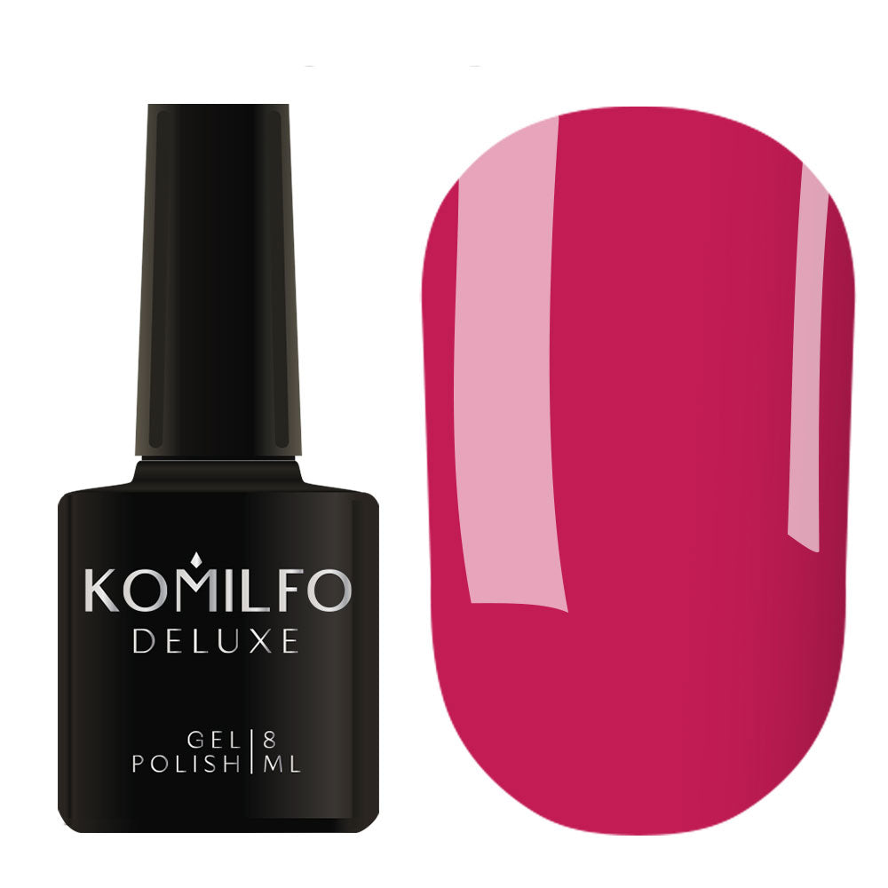 Gel Polish Komilfo Deluxe Series D053 (bright raspberry, enamel), 8 ml