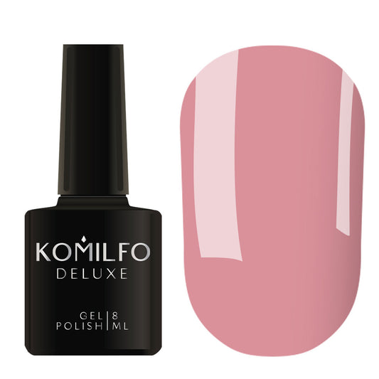 Gel Polish Komilfo Deluxe Series D054 (light coral pink, enamel), 8 ml