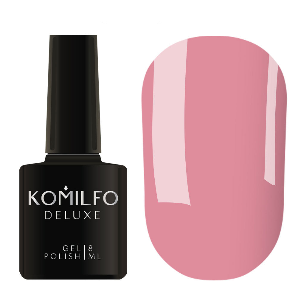 Gel Polish Komilfo Deluxe Series D055 (coral pink, enamel), 8 ml