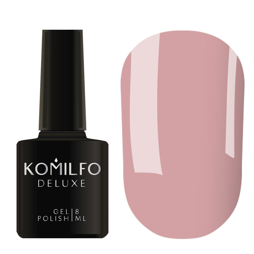 Gel polish Komilfo Deluxe Series D057 (muted mauve, enamel), 8 ml