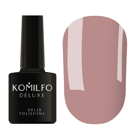 Gel Polish Komilfo Deluxe Series D059 (coffee marsala, enamel), 8 ml