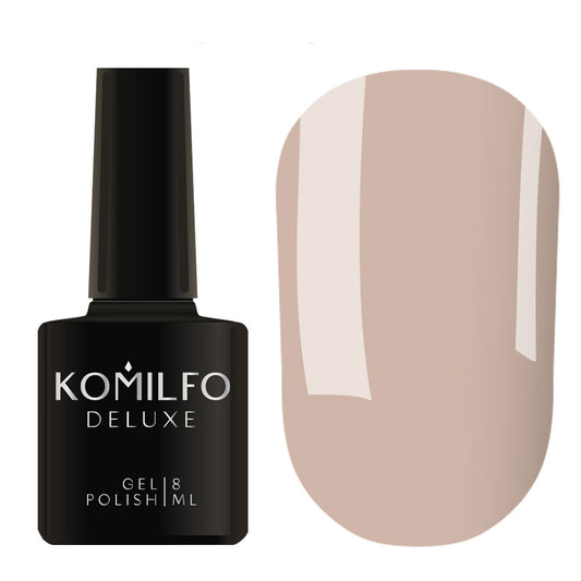 Gel Polish Komilfo Deluxe Series D069 (light beige-gray, enamel), 8 ml