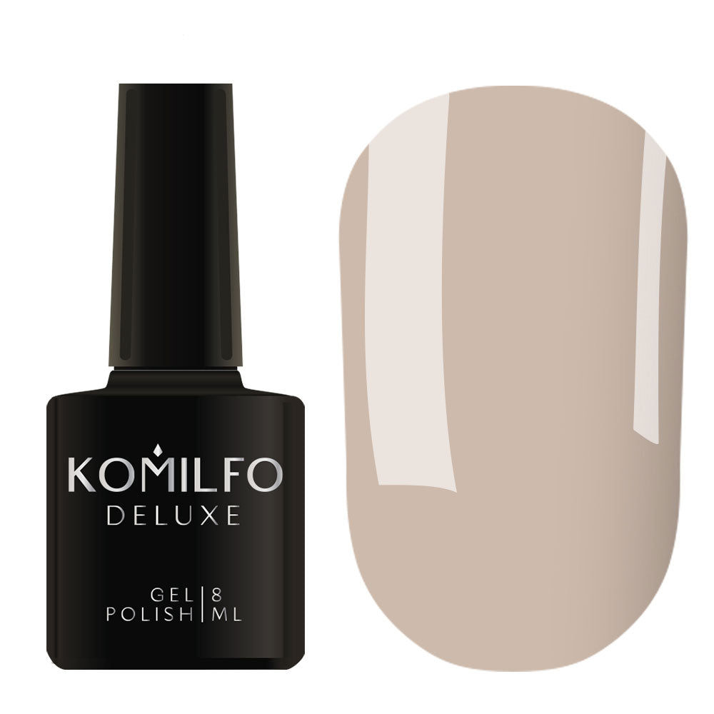 Gel Polish Komilfo Deluxe Series D070 (gray, enamel), 8 ml