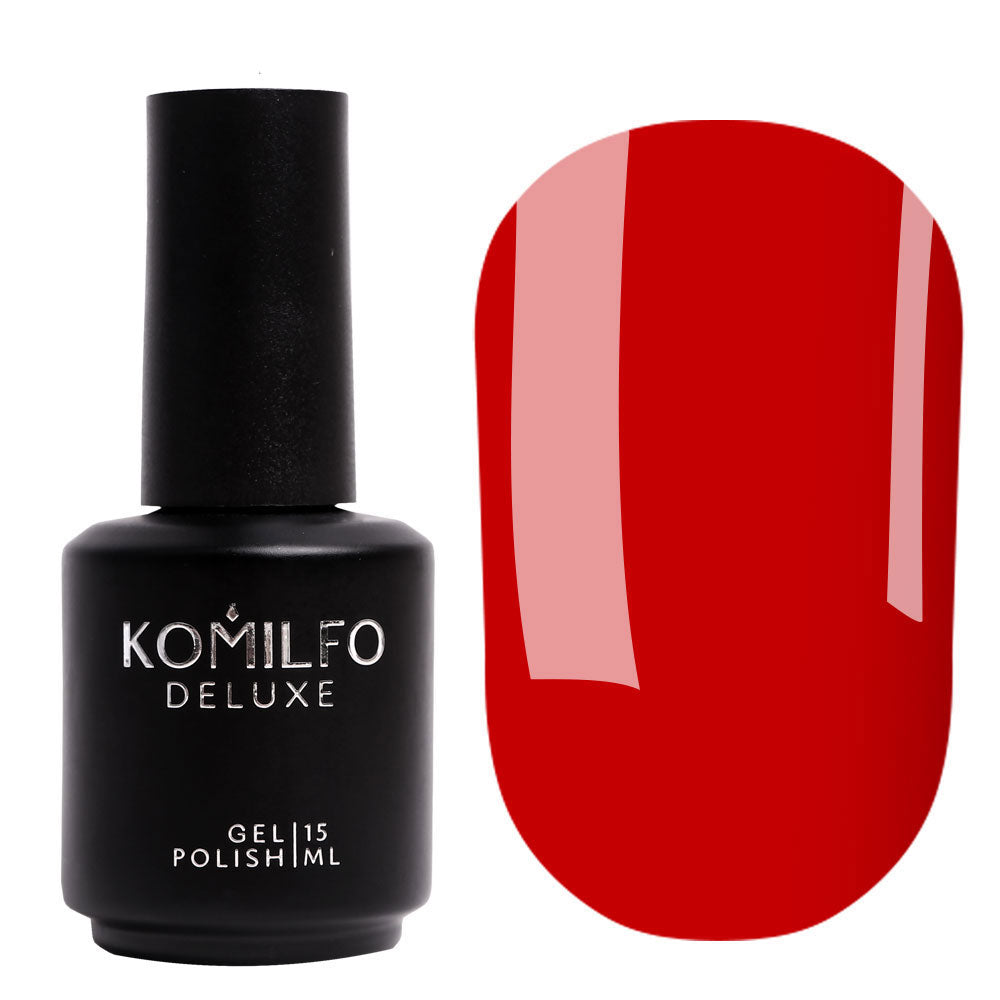 Gel Polish Komilfo Deluxe Series D082 (classic red, enamel), 15 ml