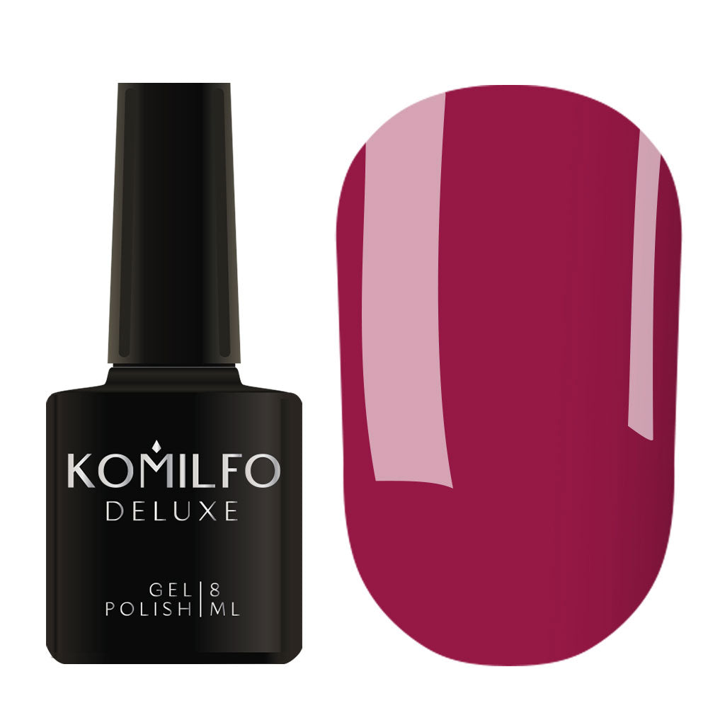 Gel Polish Komilfo Deluxe Series D091 (purple-pink, enamel), 8 ml