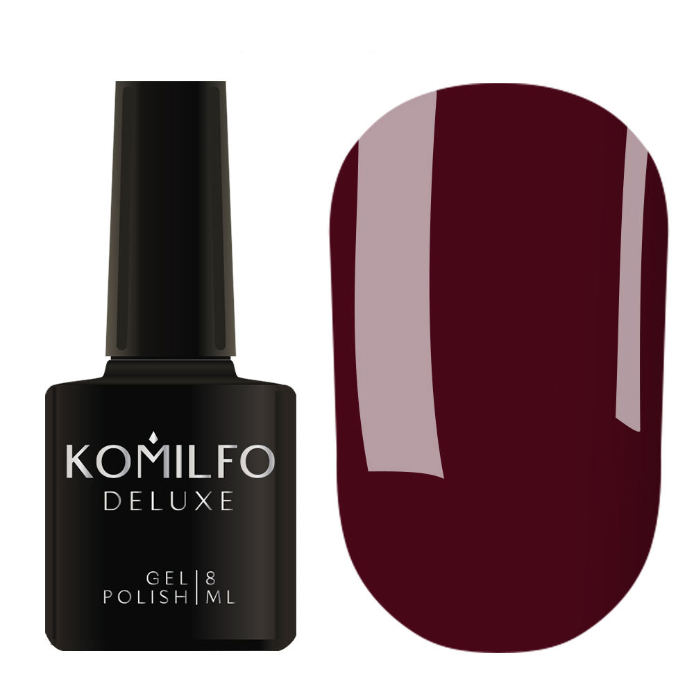 Gel Polish Komilfo Deluxe Series D100 (twilightmarsala, enamel), 8 ml