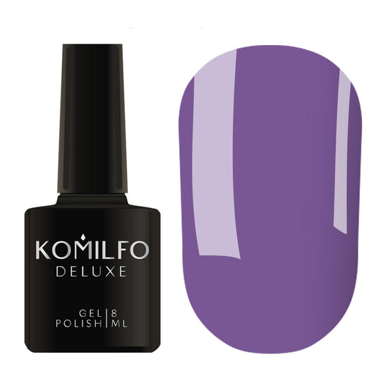 Gel Polish Komilfo Deluxe Series D124 (muted blue, enamel), 8 ml