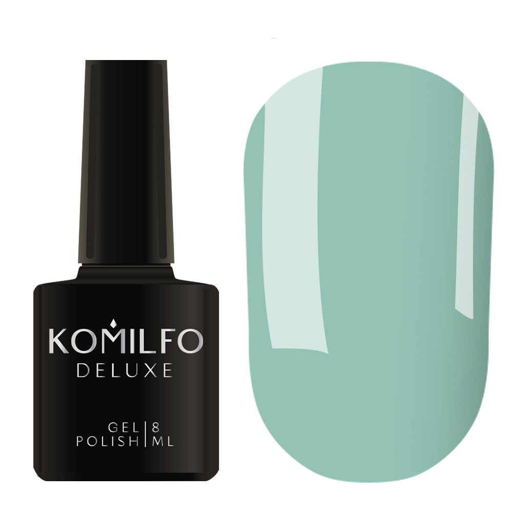 Gel polish Komilfo Deluxe Series D143 (tiffany, enamel), 8 ml