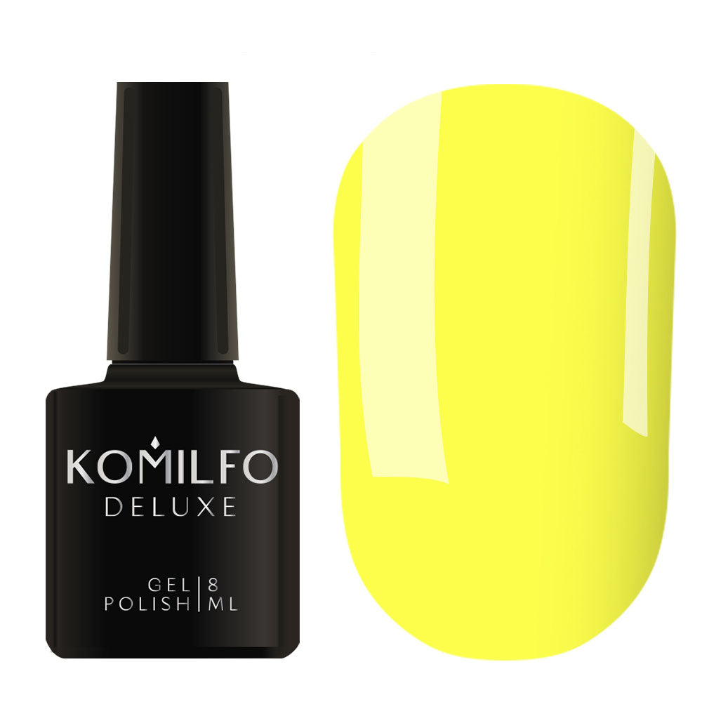 Gel Polish Komilfo Deluxe Series D165 (yellow, enamel), 8 ml