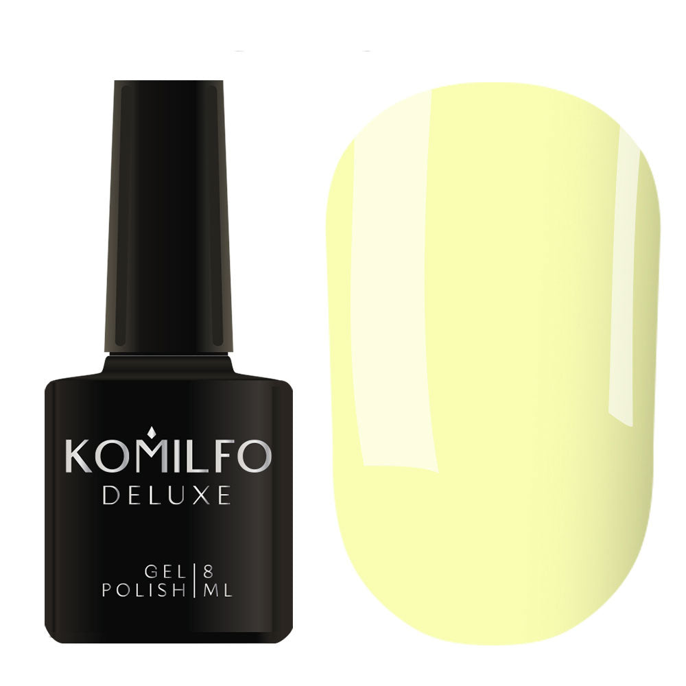 Gel Polish Komilfo Deluxe Series D168 (warm yellow, enamel), 8 ml