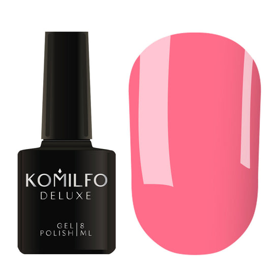 Gel polish Komilfo Deluxe Series D175 (delicate, rich pink, enamel), 8 ml.