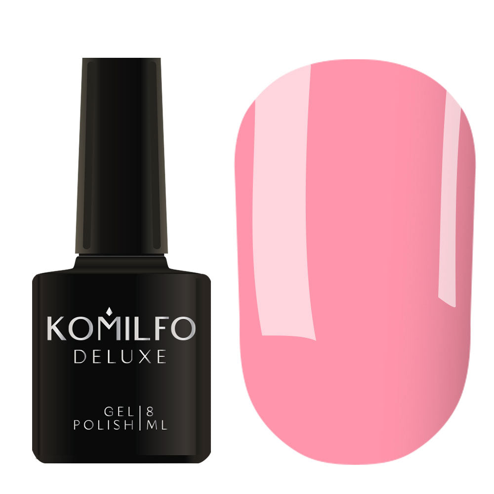 Gel Polish Komilfo Deluxe Series D178 (pink-peach, neon, enamel), 8 ml