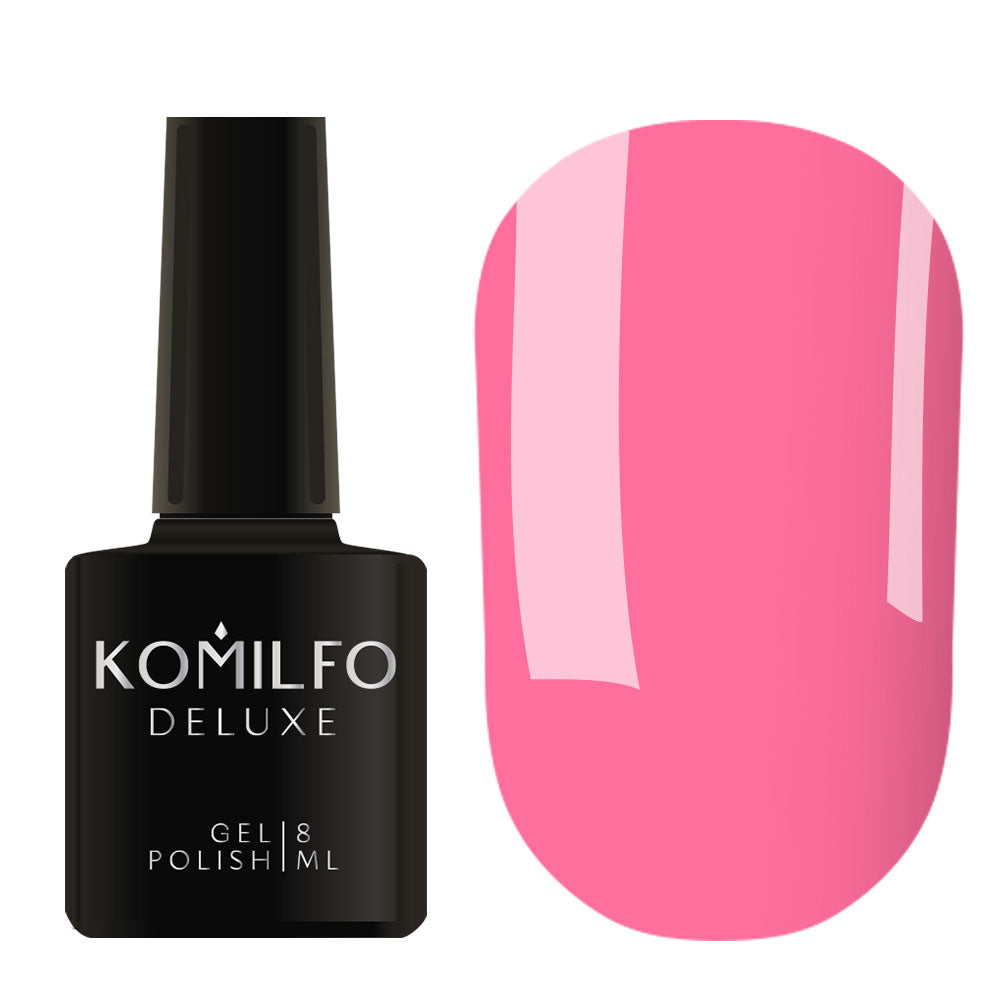 Gel Polish Komilfo Deluxe Series D179 (pink barbie, enamel), 8 ml