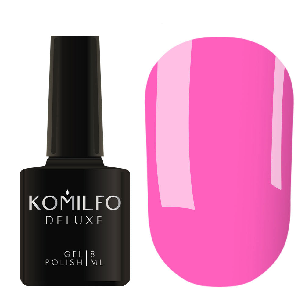 Gel Polish Komilfo Deluxe Series D180 (deep pink, enamel), 8 ml