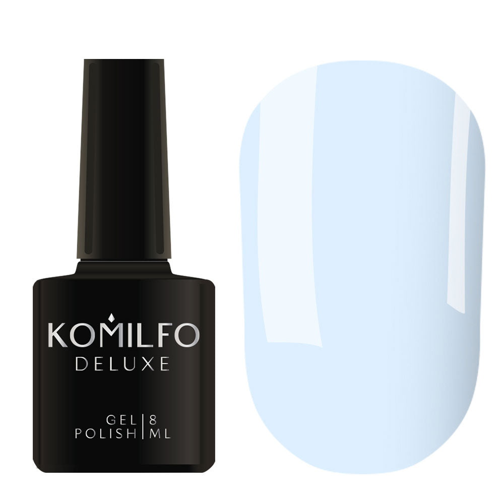 Gel Polish Komilfo Deluxe Series D195 (pastel blue, enamel), 8 ml