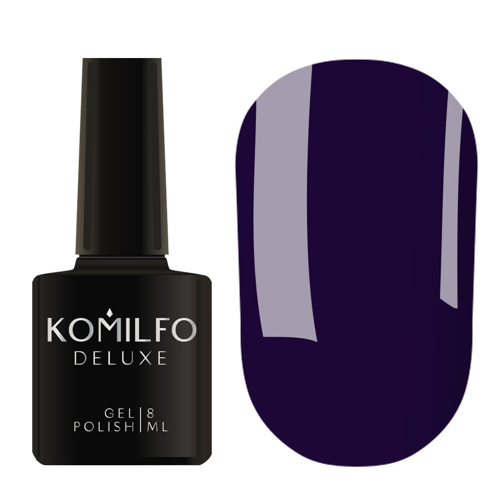 Gel Polish Komilfo Deluxe Series D220 (dark blue, enamel), 8 ml