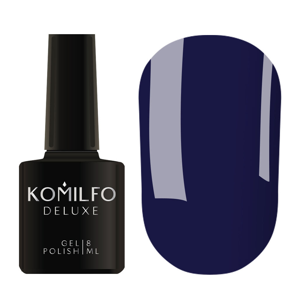 Gel Polish Komilfo Deluxe Series D221 (denim blue, enamel), 8 ml