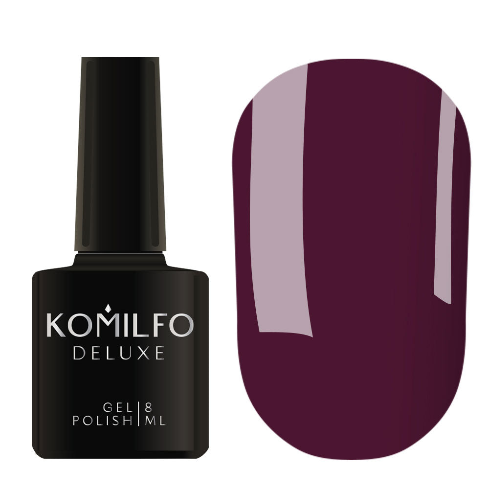 Gel Polish Komilfo Deluxe Series D224 (marsala, enamel), 8 ml