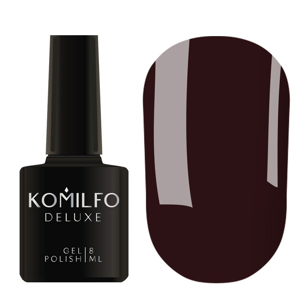 Gel Polish Komilfo Deluxe Series D229 (maroon, enamel), 8 ml