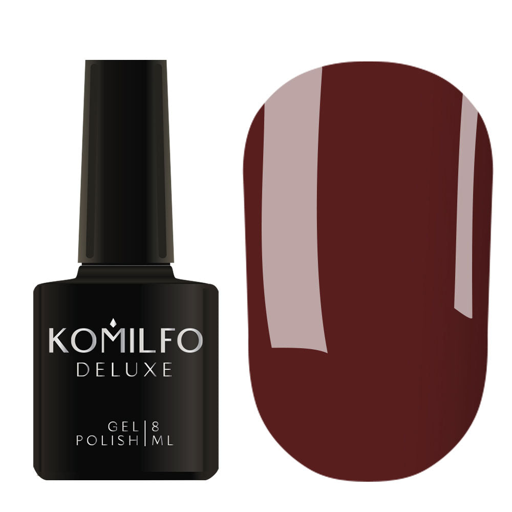 Gel Polish Komilfo Deluxe Series D232 (chocolate, enamel), 8 ml