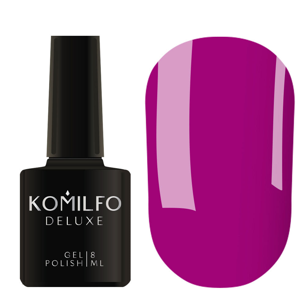 Gel Polish Komilfo Deluxe Series D244 (fuchsia, enamel), 8 ml