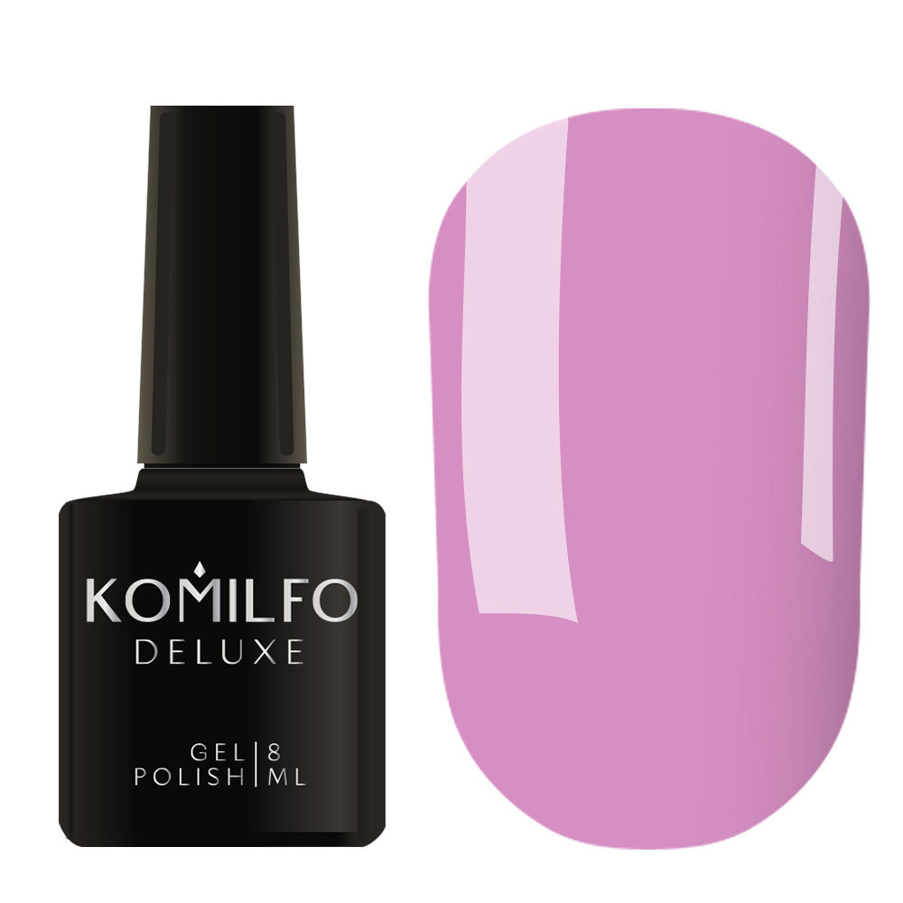 Gel Polish Komilfo Deluxe Series D245 (pink lavender, enamel), 8 ml