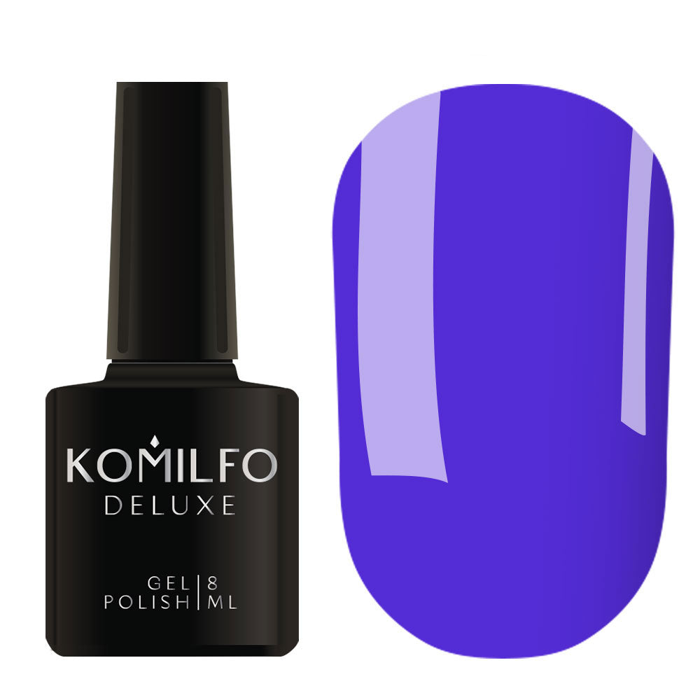 Gel Polish Komilfo Deluxe Series D255 (bright purple, enamel), 8 ml