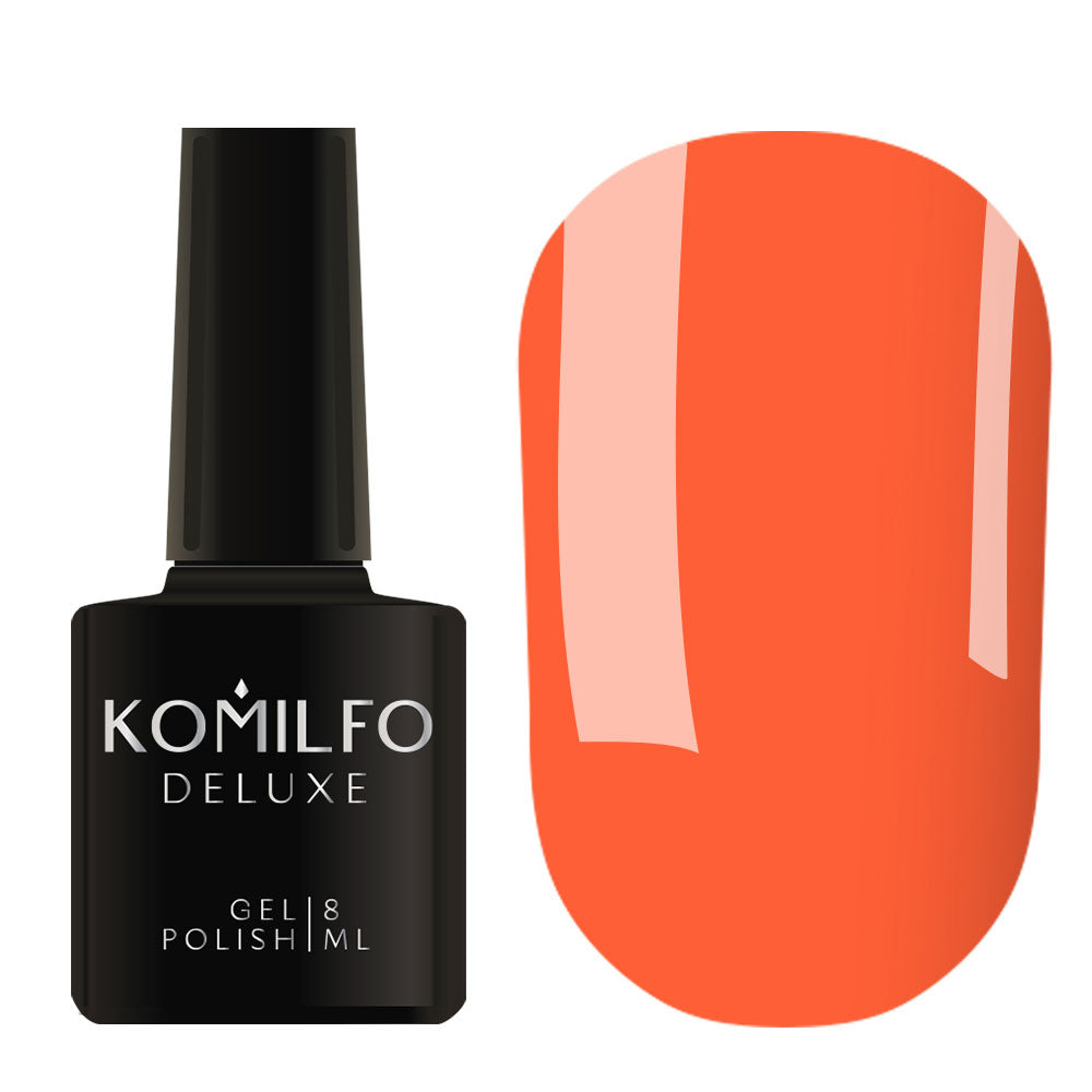 Gel Polish Komilfo Deluxe Series D260 (red sun, enamel), 8 ml