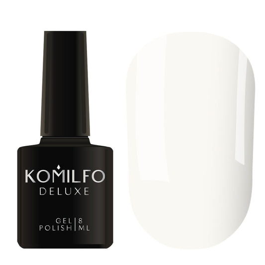 Gel polish Komilfo Deluxe Series D289 (moonbeam, whitish gray, enamel), 8 ml