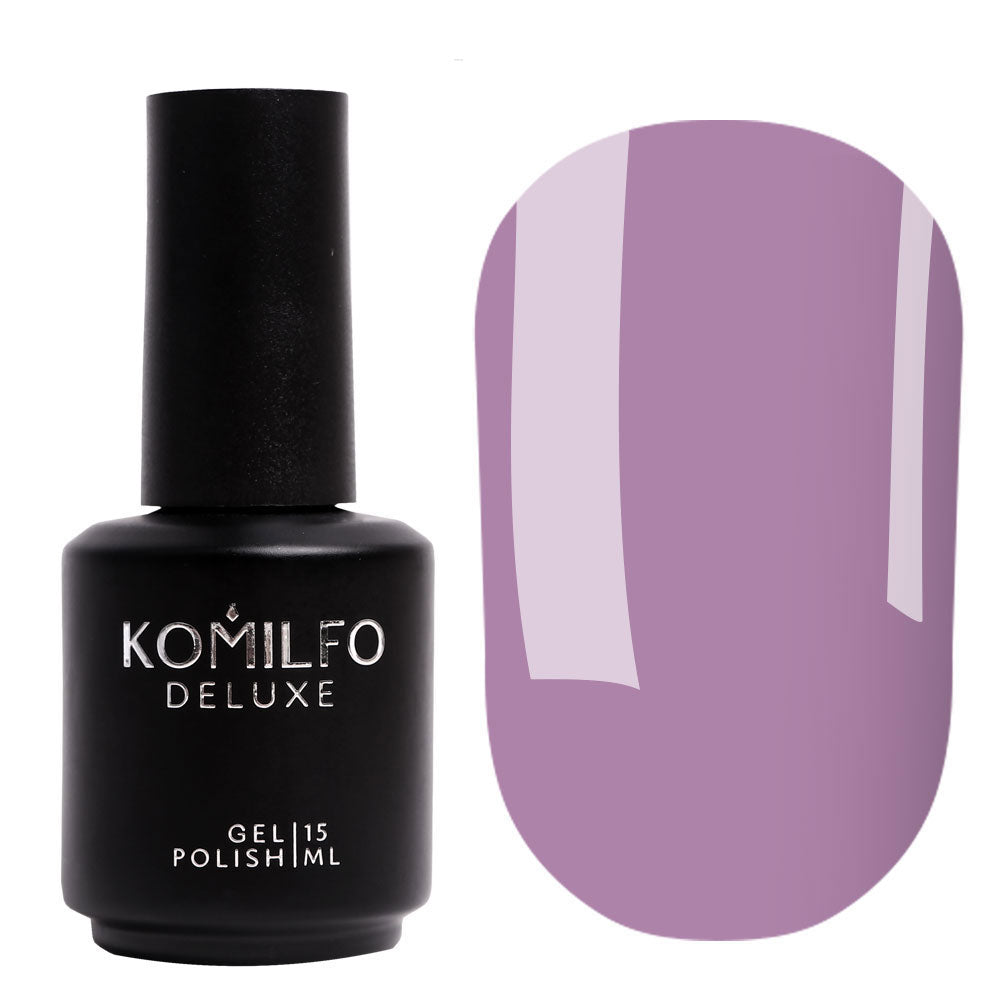 Gel Polish Komilfo Deluxe Series D313 (violet yarn, enamel), 15 ml