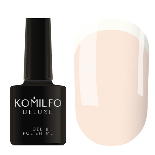 Gel Polish Komilfo French Collection F003 (pale peach-pink, enamel, for french), 8 ml