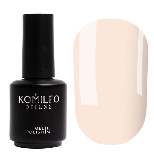 Gel Polish Komilfo French Collection F003 (pale peach-pink, enamel, for french), 15 ml