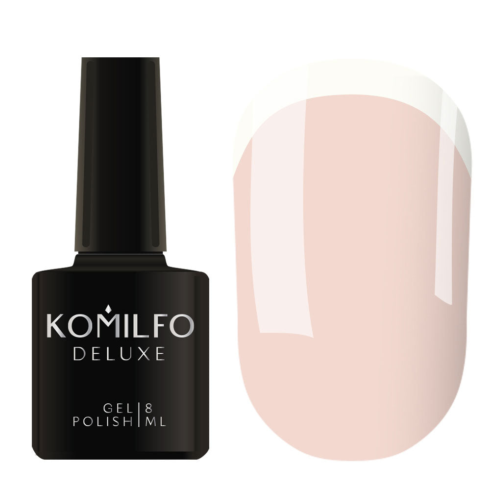 Gel Polish Komilfo French Collection F004 (pearl pink, enamel, for french), 8 ml