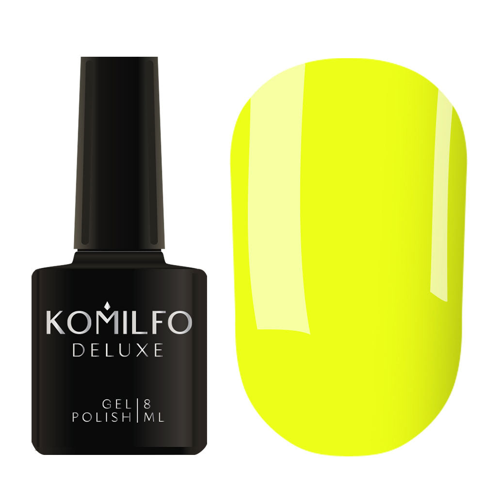 Gel Polish Komilfo DeLuxe Series N006 (yellow, neon), 8 ml