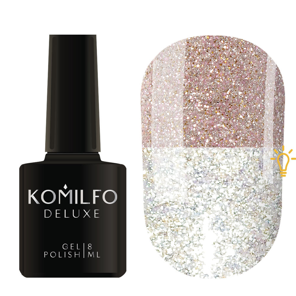 Komilfo Luminous Collection L011 (golden, reflective), 8 ml