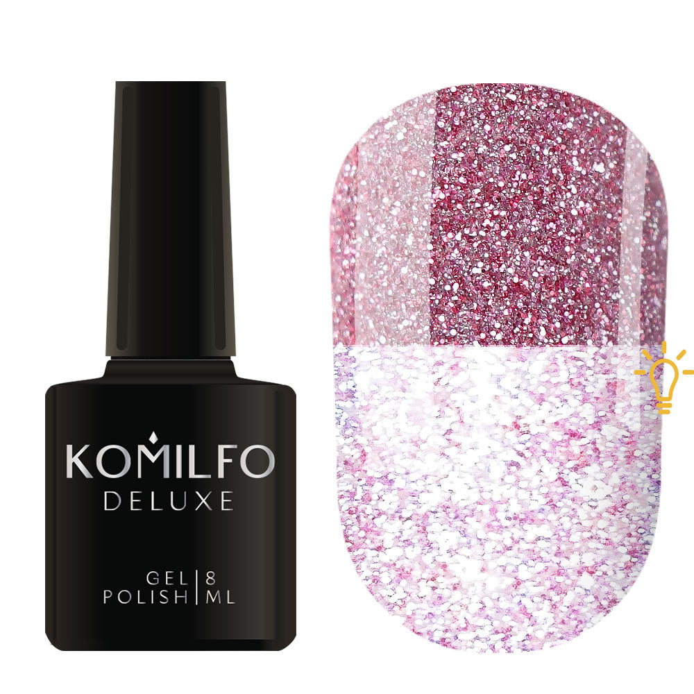 Komilfo Luminous Collection L012 (pink, reflective), 8 ml