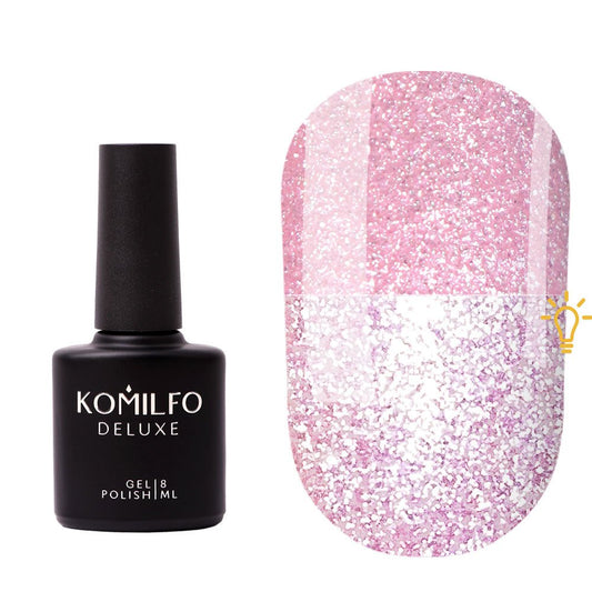 Luminous Base 001 (pale pink, reflective), 8ml - LuckyShop - Komilfo