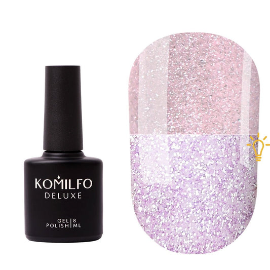 Luminous Base 003 (lilac, reflective), 8ml - LuckyShop - Komilfo