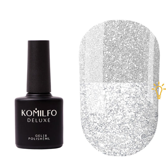 Luminous Base 006 (silver, reflective), 8ml - LuckyShop - Komilfo