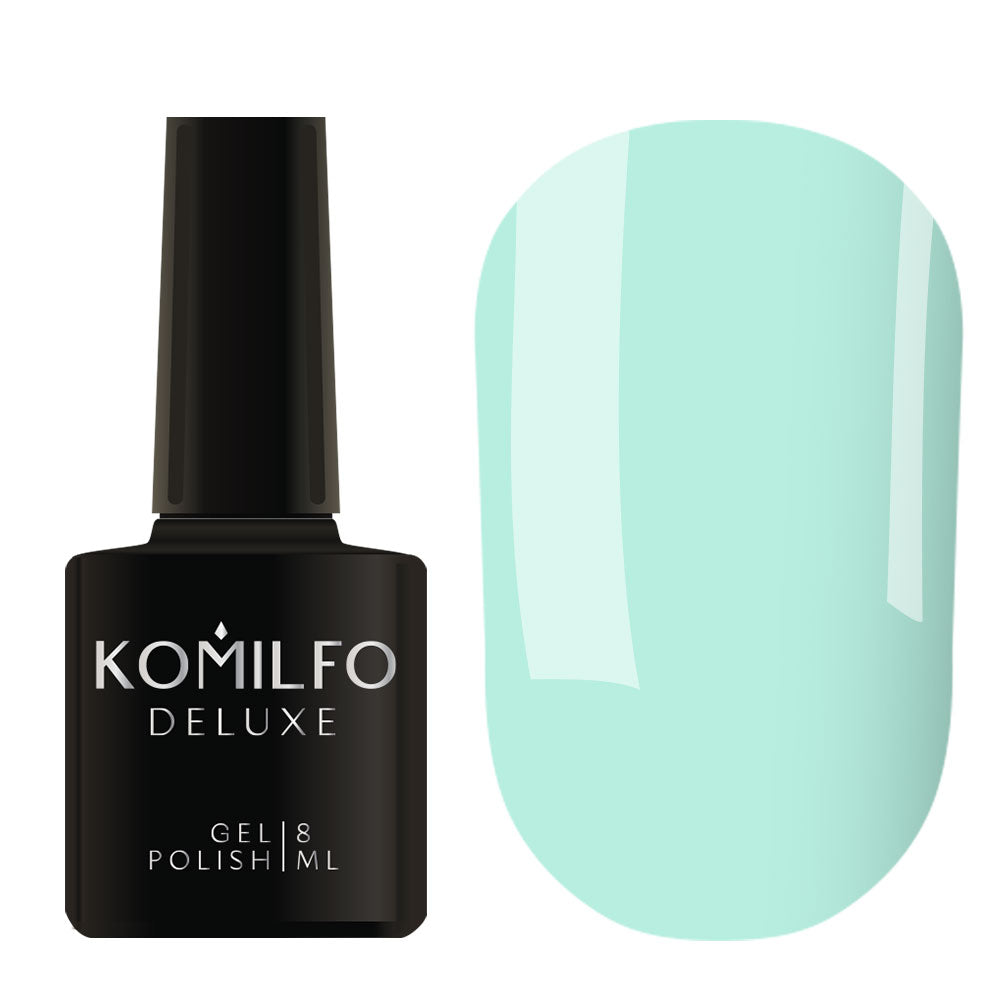 Gel Polish Komilfo Macarons M006 (pastel turquoise, enamel), 8 ml