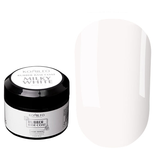 Milky White Base, round, 30ml - LuckyShop - Komilfo