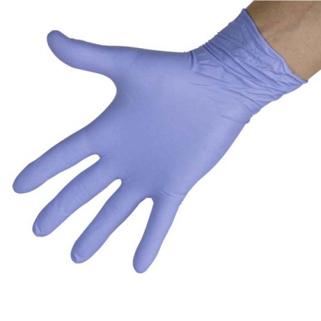 Guantes examen de nitrilo sin polvo SOFT