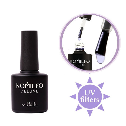 No Wipe UV Top – top for gel polish without a sticky layer with UV filters, 8ml - LuckyShop - Komilfo